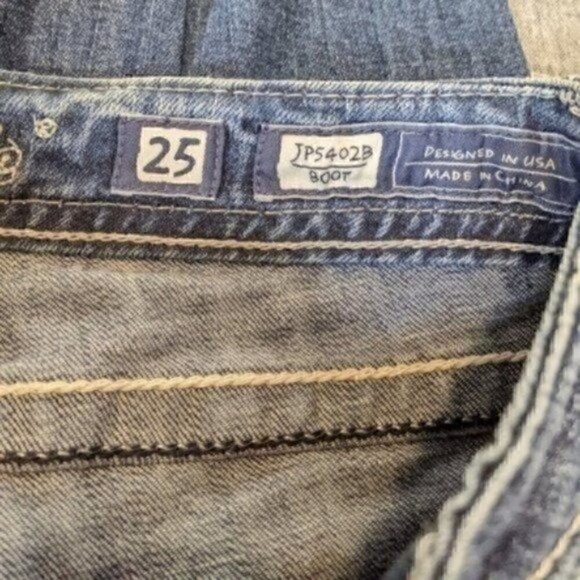 MISS ME Jeans BOOTCUT Fleu De Lis - Picture 8 of 9